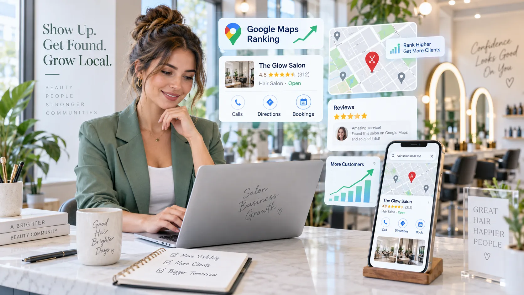 How to rank a salon on Google Maps and attract more local customers