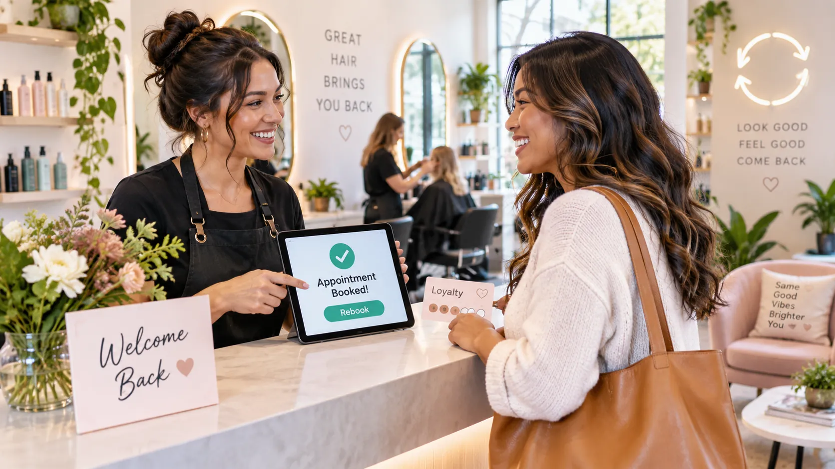 How salons increase repeat customers with rebooking and loyalty rewards